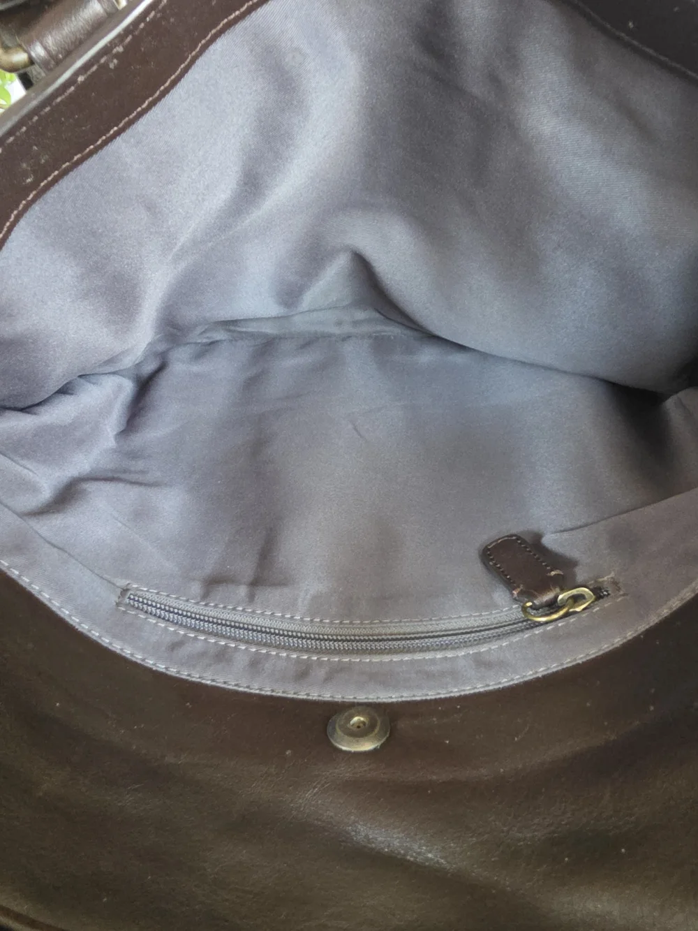 Coach Dark Brown Leather Briefcase